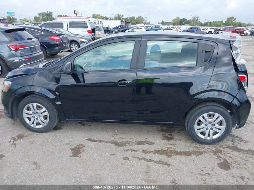 2020 Chevrolet Sonic VIN: 1G1JG6SB0L4130285 Lot: 40726275