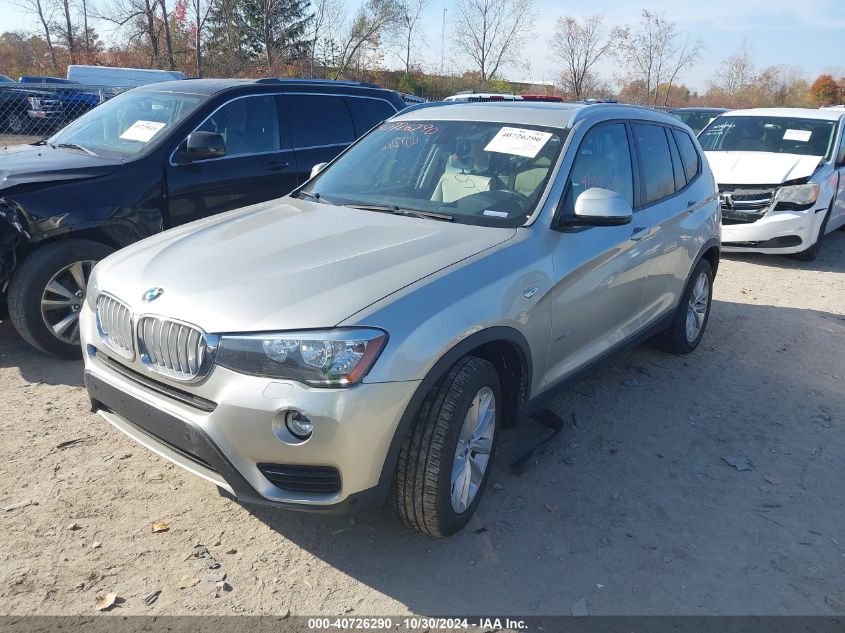 VIN 5UXWX9C5XH0T06649 2017 BMW X3, Xdrive28I no.2