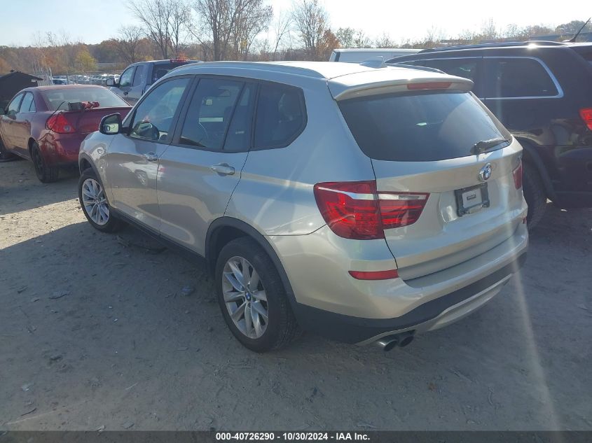 VIN 5UXWX9C5XH0T06649 2017 BMW X3, Xdrive28I no.3