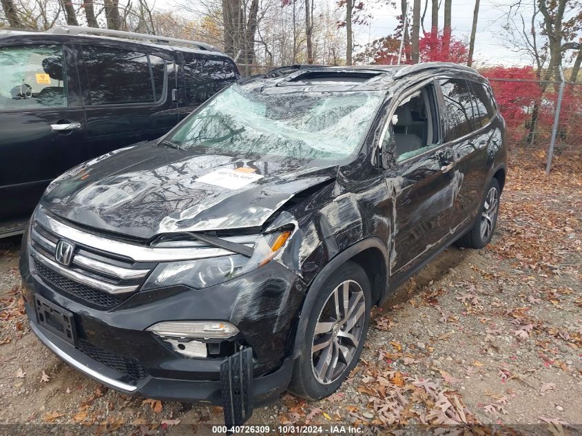 2016 Honda Pilot Elite VIN: 5FNYF6H08GB037642 Lot: 40726309