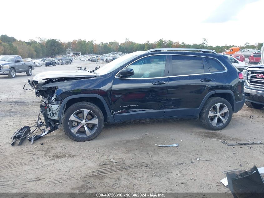 2019 Jeep Cherokee Limited 4X4 VIN: 1C4PJMDN8KD213914 Lot: 40726310