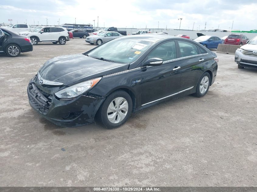 VIN KMHEC4A46DA065954 2013 Hyundai Sonata, Hybrid no.2