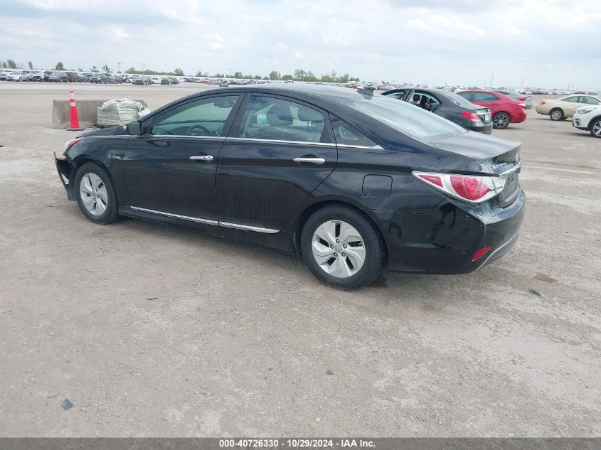 VIN KMHEC4A46DA065954 2013 Hyundai Sonata, Hybrid no.3