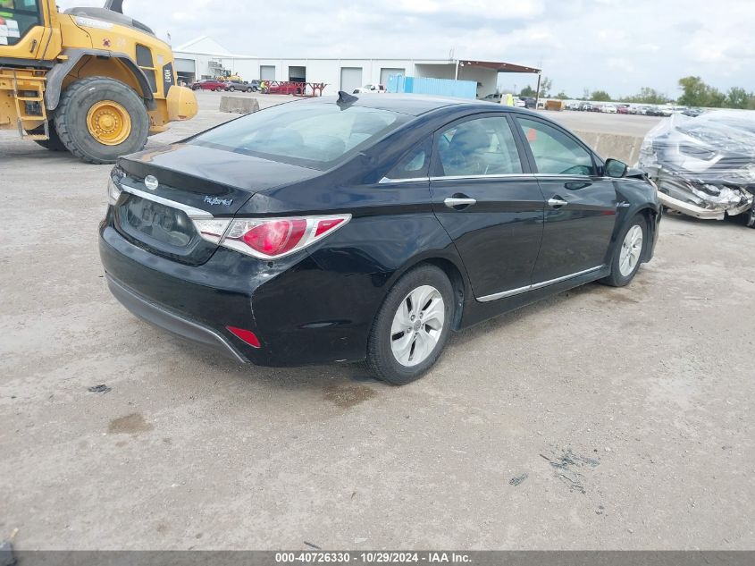 VIN KMHEC4A46DA065954 2013 Hyundai Sonata, Hybrid no.4