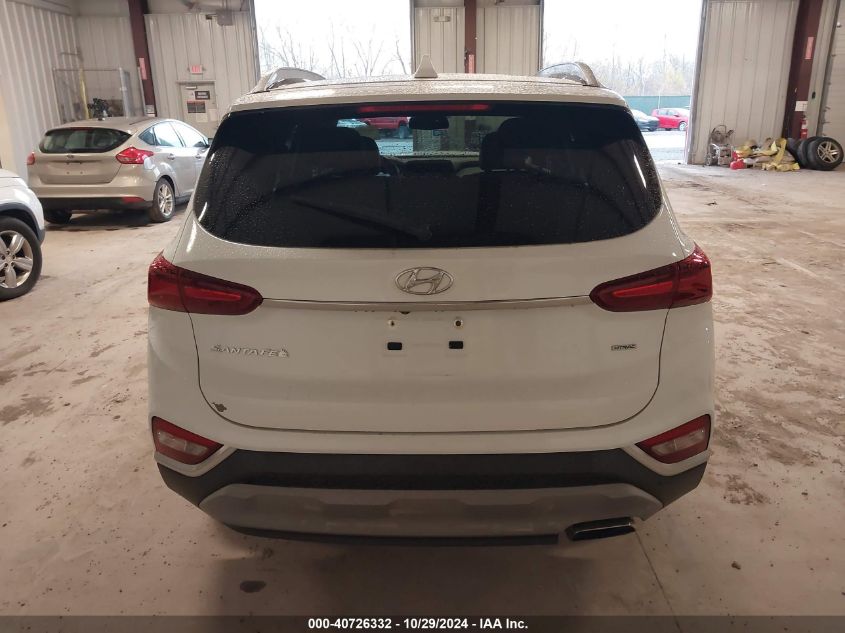 2019 Hyundai Santa Fe Limited VIN: 5NMS5CAD2KH021934 Lot: 40726332