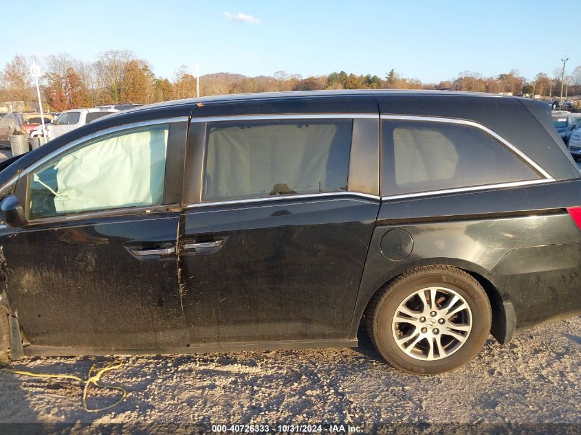 2012 Honda Odyssey Ex-L VIN: 5FNRL5H65CB095827 Lot: 40726333