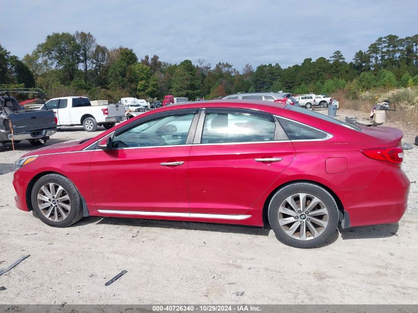 2017 Hyundai Sonata Sport VIN: 5NPE34AF1HH458765 Lot: 40726340