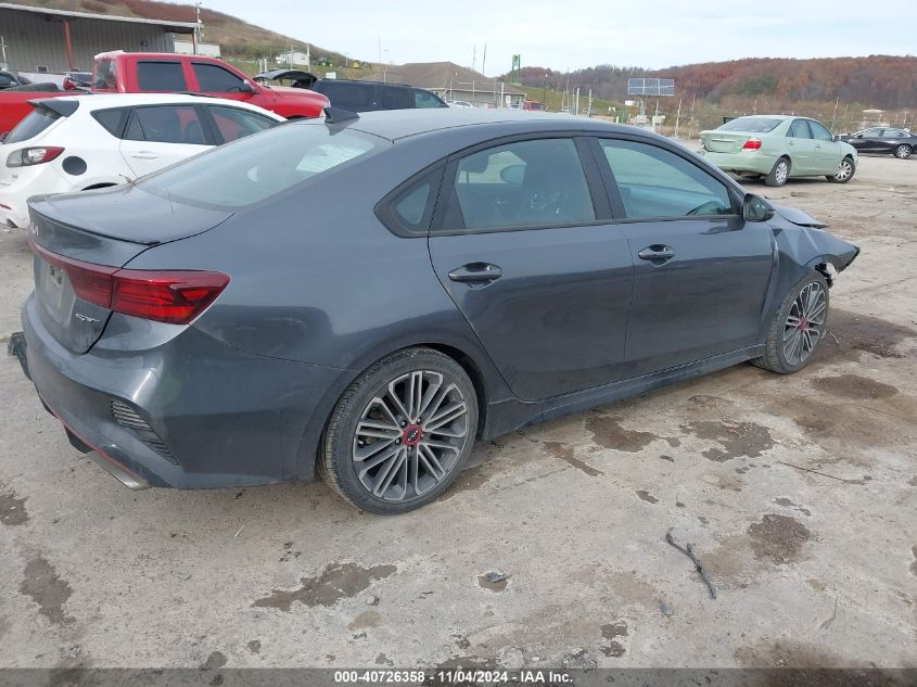 2022 Kia Forte Gt VIN: 3KPF44AC7NE494757 Lot: 40726358