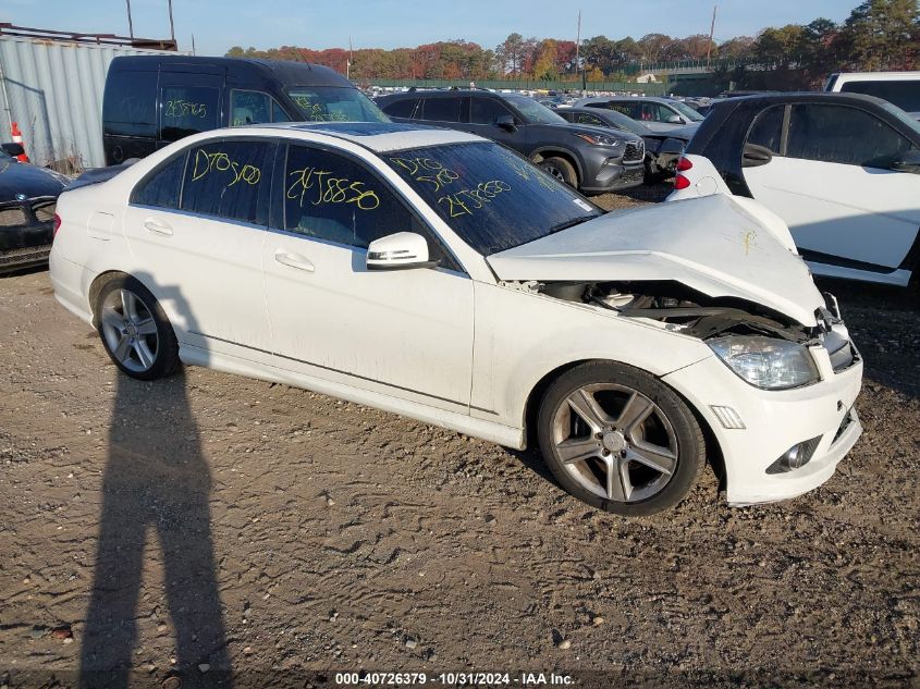 2010 Mercedes-Benz C 300 Luxury 4Matic/Sport 4Matic VIN: WDDGF8BB9AF436618 Lot: 40726379