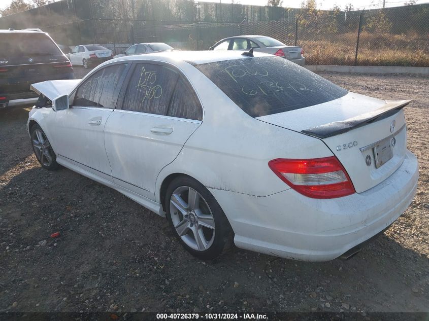 2010 Mercedes-Benz C 300 Luxury 4Matic/Sport 4Matic VIN: WDDGF8BB9AF436618 Lot: 40726379