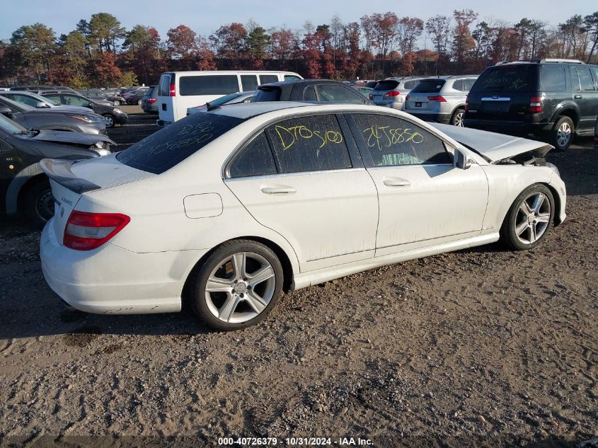 2010 Mercedes-Benz C 300 Luxury 4Matic/Sport 4Matic VIN: WDDGF8BB9AF436618 Lot: 40726379