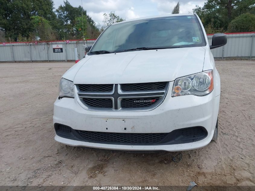 2016 Dodge Grand Caravan Se VIN: 2C4RDGBG1GR122607 Lot: 40726384