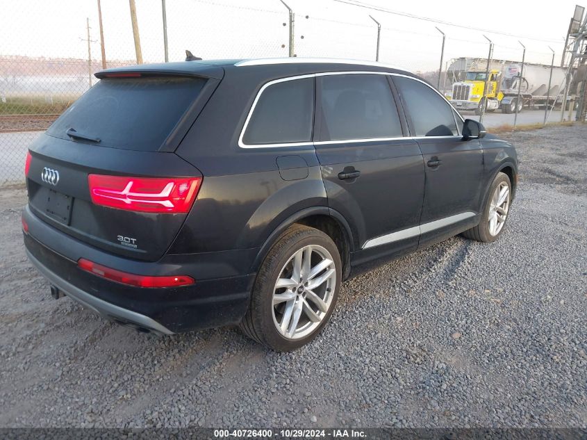 2018 Audi Q7 3.0T Premium VIN: WA1VAAF76JD041685 Lot: 40726400