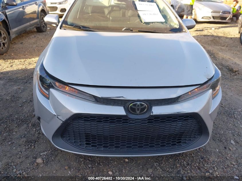 2020 Toyota Corolla Le VIN: 5YFEPRAE8LP001665 Lot: 40726402