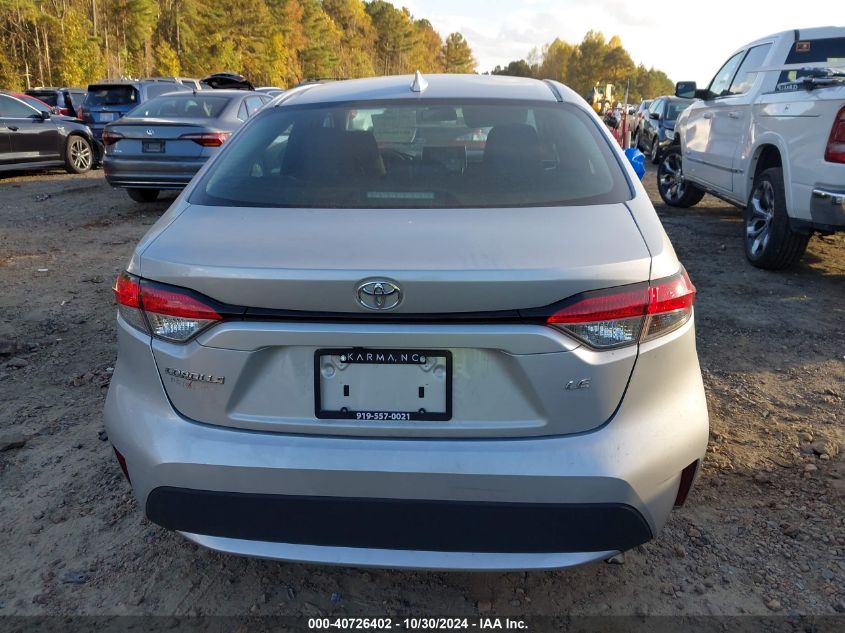 2020 Toyota Corolla Le VIN: 5YFEPRAE8LP001665 Lot: 40726402