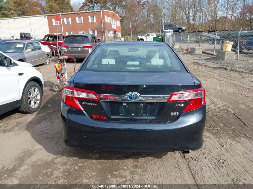 2012 Toyota Camry Hybrid Xle VIN: 4T1BD1FK1CU042438 Lot: 40726405