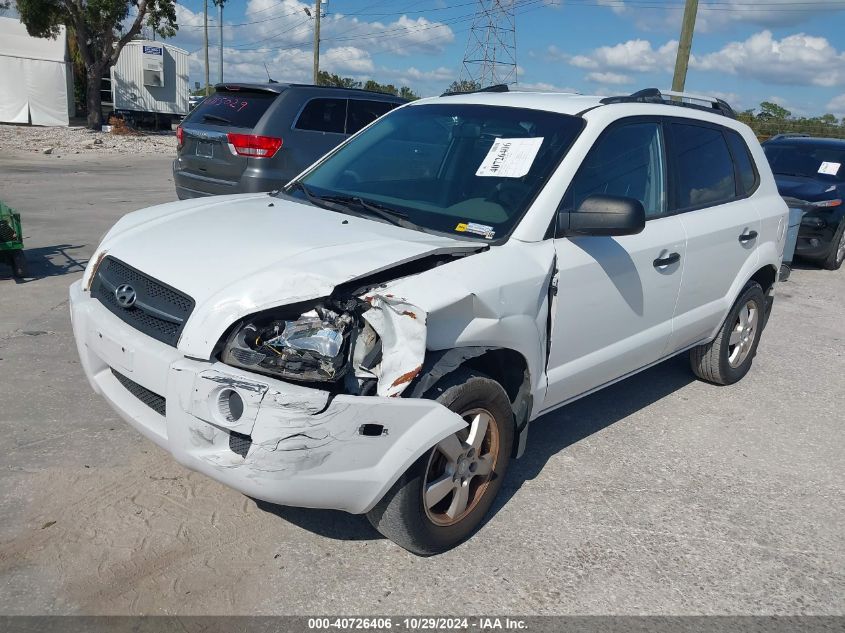 2007 Hyundai Tucson Gls VIN: KM8JM12B97U634919 Lot: 40726406