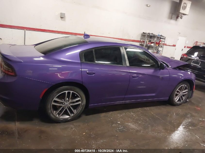 2019 Dodge Charger Sxt Awd VIN: 2C3CDXJG3KH655973 Lot: 40726418