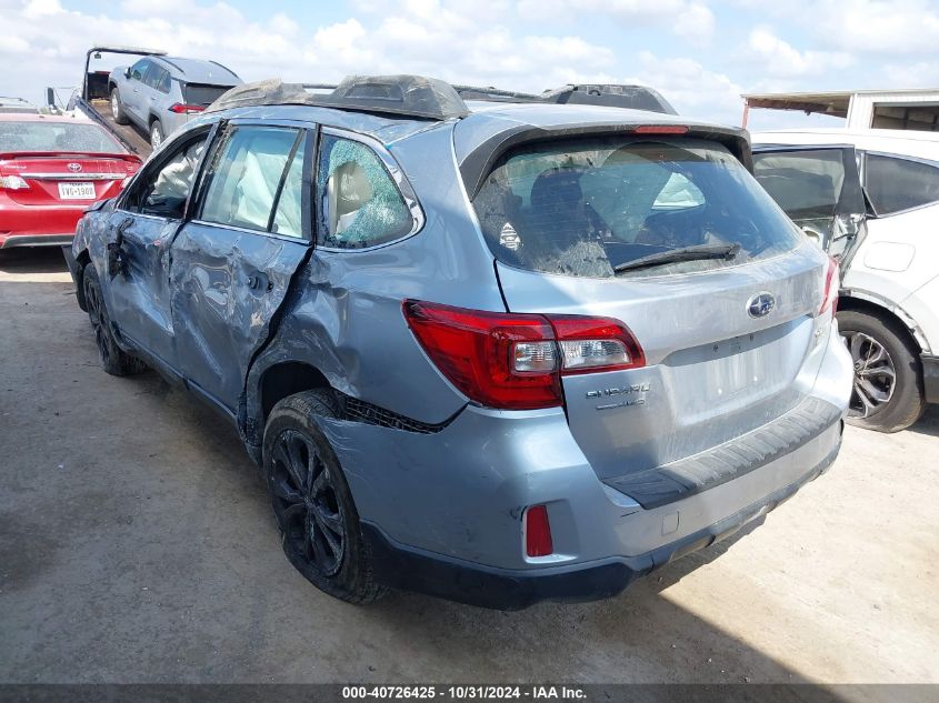 2017 Subaru Outback 2.5I VIN: 4S4BSAAC6H3323864 Lot: 40726425