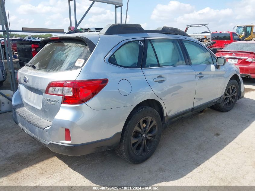 2017 Subaru Outback 2.5I VIN: 4S4BSAAC6H3323864 Lot: 40726425