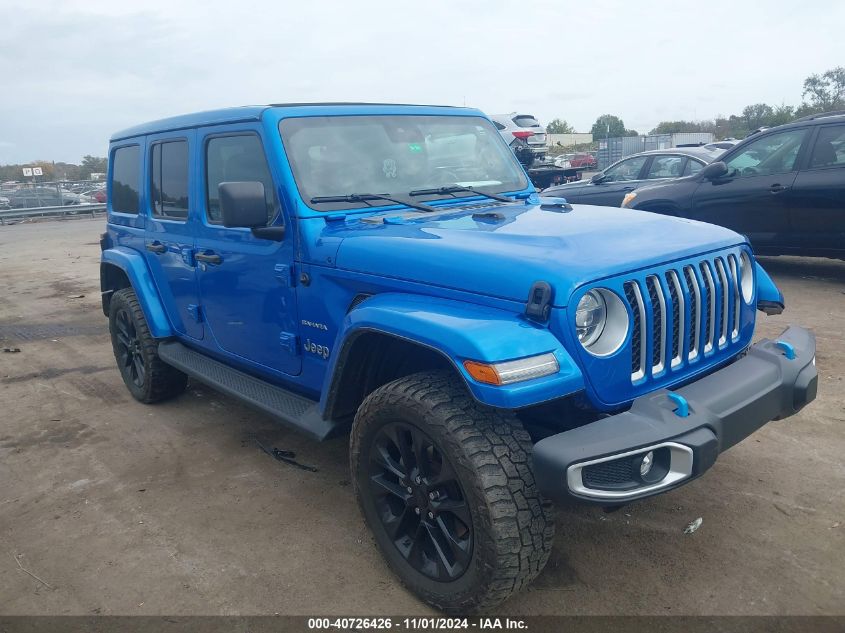 2022 Jeep Wrangler 4Xe Unlimited Sahara 4X4 VIN: 1C4JJXP68NW278380 Lot: 40726426