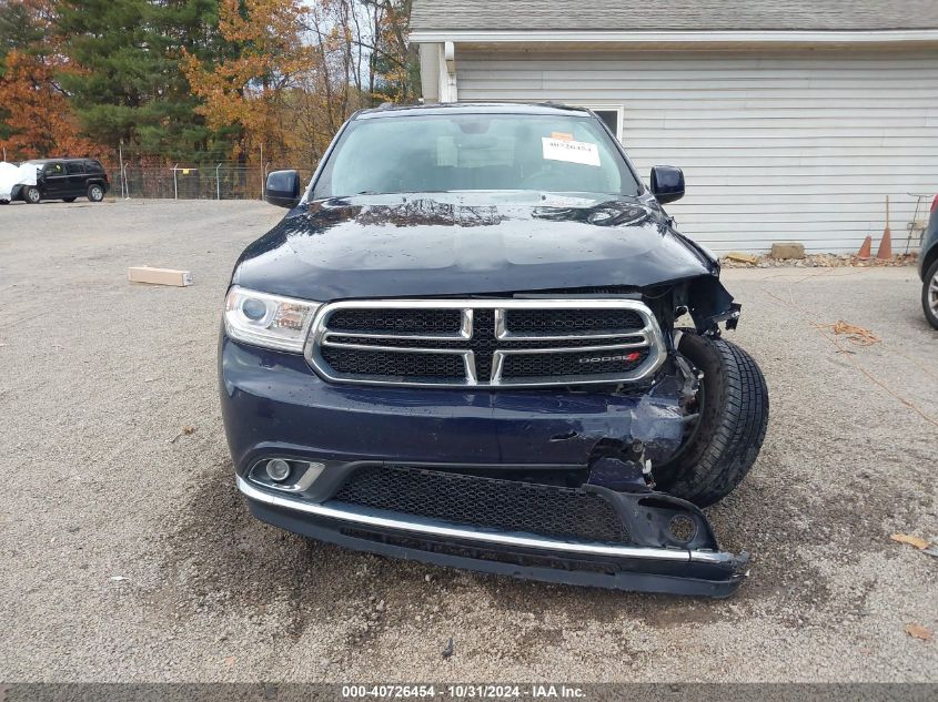 2018 Dodge Durango Sxt Awd VIN: 1C4RDJAGXJC150565 Lot: 40726454