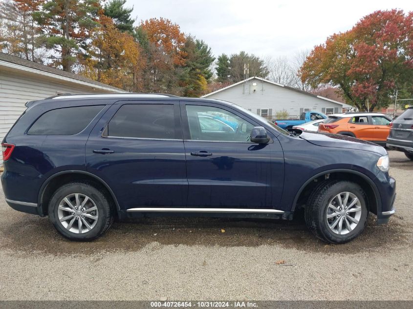 2018 Dodge Durango Sxt Awd VIN: 1C4RDJAGXJC150565 Lot: 40726454