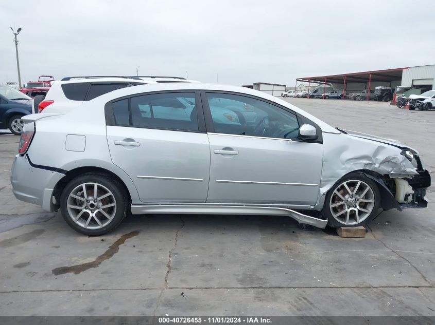 2008 Nissan Sentra Se-R VIN: 3N1BB61E58L631506 Lot: 40726455