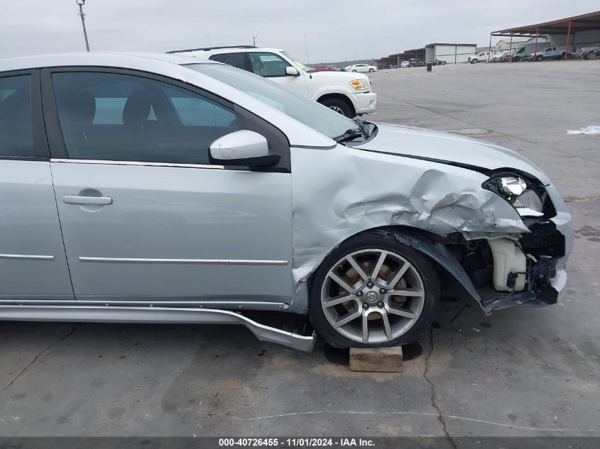 2008 Nissan Sentra Se-R VIN: 3N1BB61E58L631506 Lot: 40726455