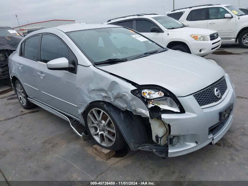 2008 Nissan Sentra Se-R VIN: 3N1BB61E58L631506 Lot: 40726455