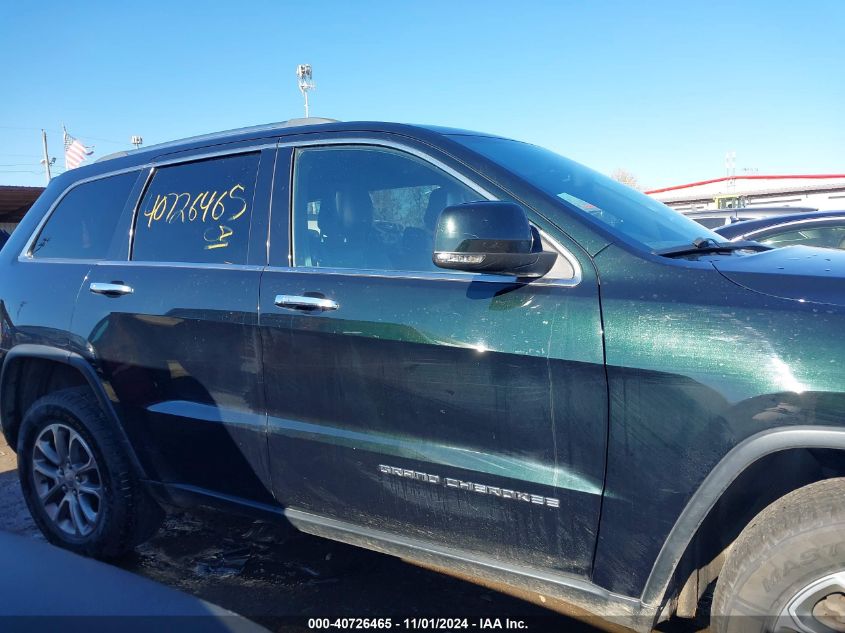 2014 JEEP GRAND CHEROKEE LIMITED - 1C4RJFBG4EC535291