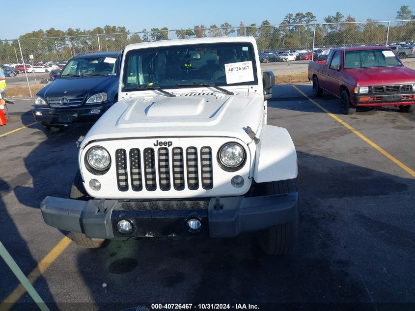 2018 Jeep Wrangler Jk Unlimited Altitude 4X4 VIN: 1C4BJWEGXJL811237 Lot: 40726467