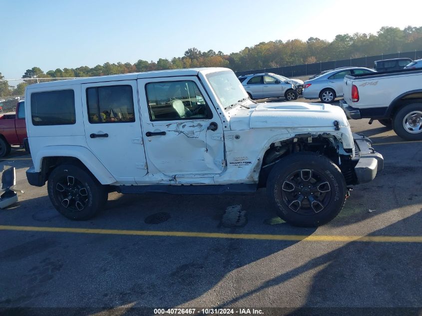 2018 Jeep Wrangler Jk Unlimited Altitude 4X4 VIN: 1C4BJWEGXJL811237 Lot: 40726467