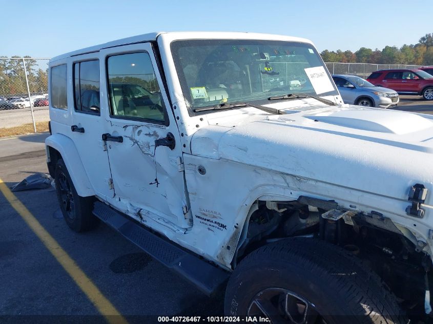 2018 Jeep Wrangler Jk Unlimited Altitude 4X4 VIN: 1C4BJWEGXJL811237 Lot: 40726467