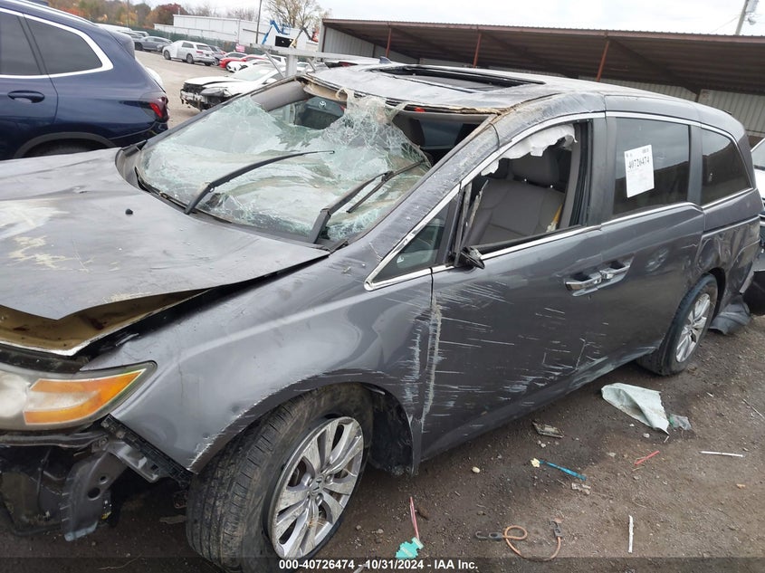 2014 HONDA ODYSSEY EX-L - 5FNRL5H68EB045913