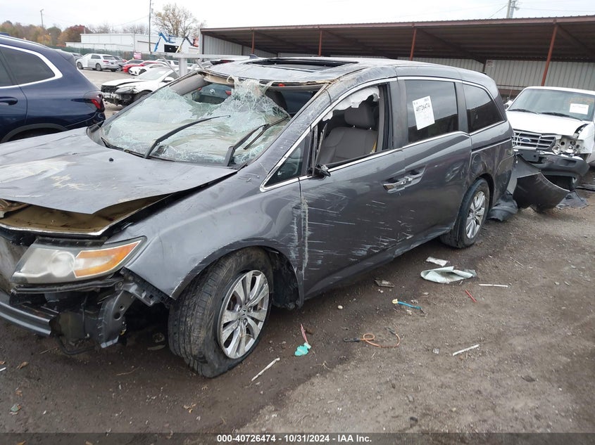 2014 HONDA ODYSSEY EX-L - 5FNRL5H68EB045913