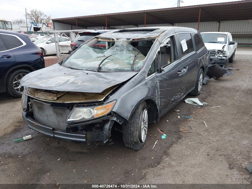 2014 HONDA ODYSSEY EX-L - 5FNRL5H68EB045913