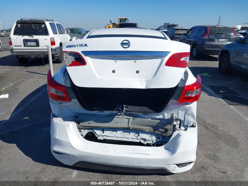 2016 NISSAN SENTRA S - 3N1AB7AP0GY315760