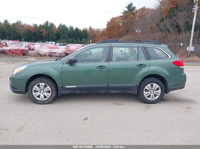 2010 Subaru Outback 2.5I VIN: 4S4BRBAC9A3351133 Lot: 40726490