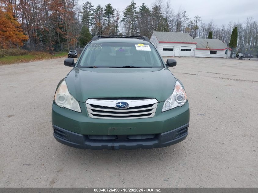 2010 Subaru Outback 2.5I VIN: 4S4BRBAC9A3351133 Lot: 40726490