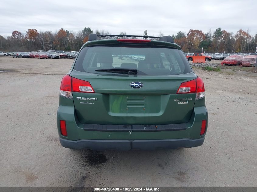 2010 Subaru Outback 2.5I VIN: 4S4BRBAC9A3351133 Lot: 40726490