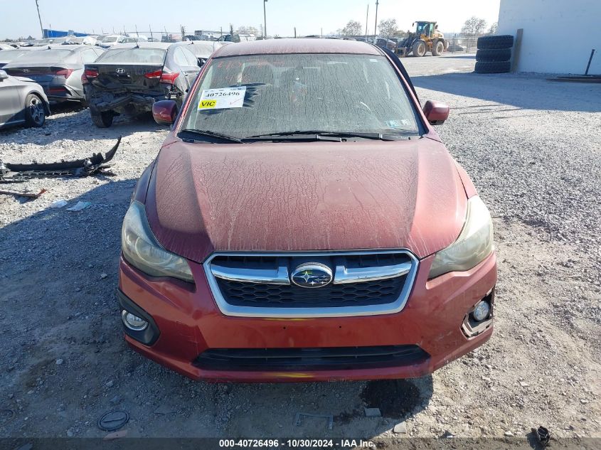 2012 SUBARU IMPREZA VIN: JF1GJAC65CH021889