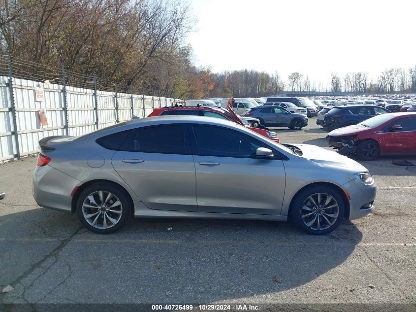 2015 Chrysler 200 S VIN: 1C3CCCDG9FN522929 Lot: 40726499