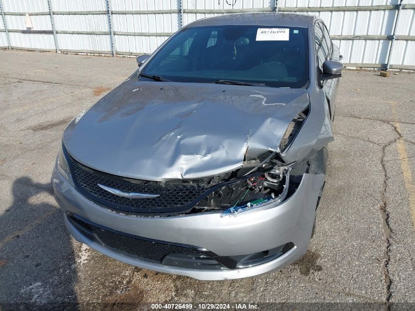 2015 Chrysler 200 S VIN: 1C3CCCDG9FN522929 Lot: 40726499