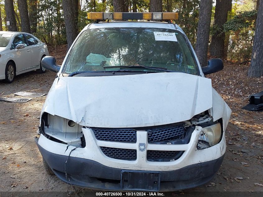 2003 Dodge Caravan Se VIN: 1D4GP25373B254230 Lot: 40726500