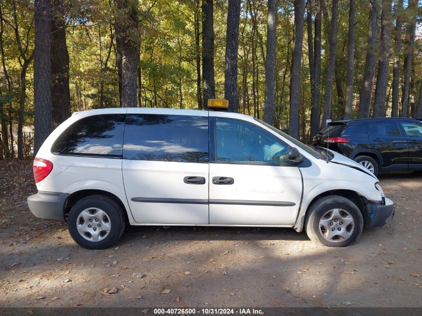 2003 Dodge Caravan Se VIN: 1D4GP25373B254230 Lot: 40726500