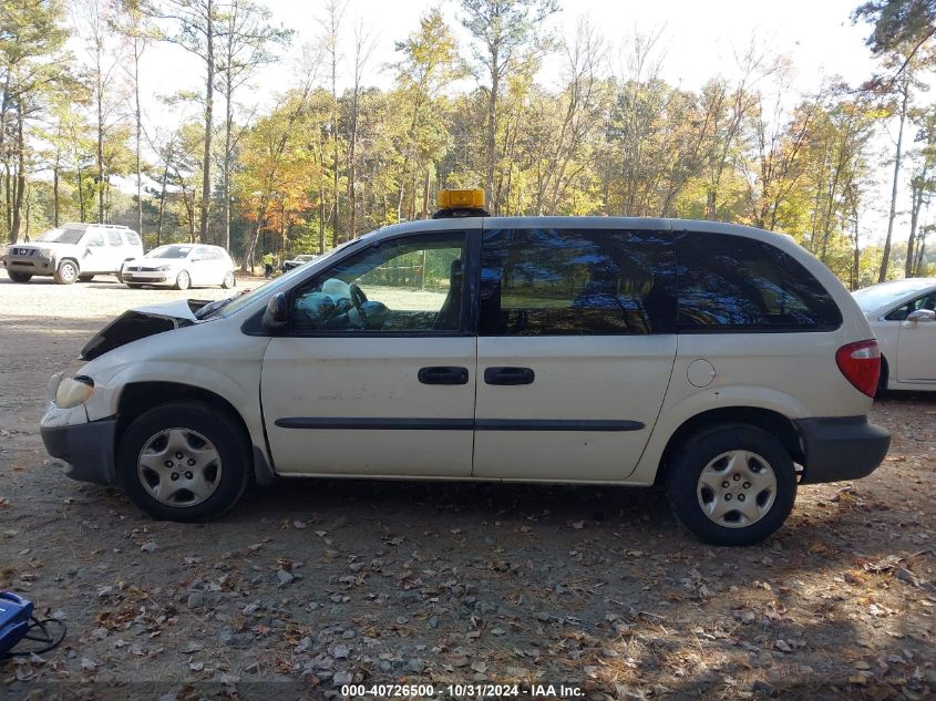 2003 Dodge Caravan Se VIN: 1D4GP25373B254230 Lot: 40726500