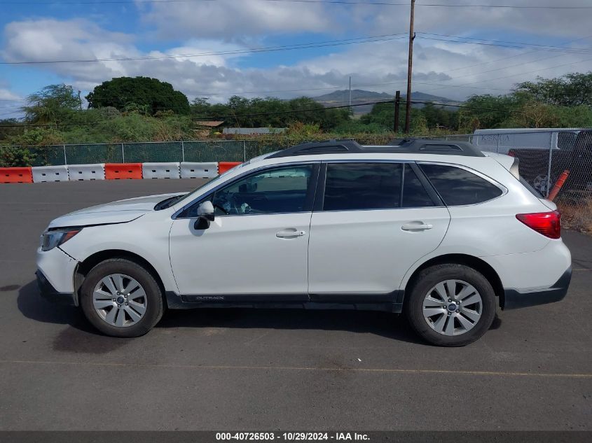 2019 Subaru Outback 2.5I Premium VIN: 4S4BSAFC5K3389256 Lot: 40726503