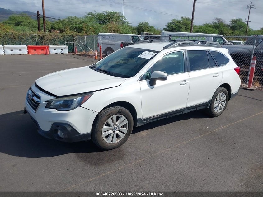 2019 SUBARU OUTBACK 2.5I PREMIUM - 4S4BSAFC5K3389256