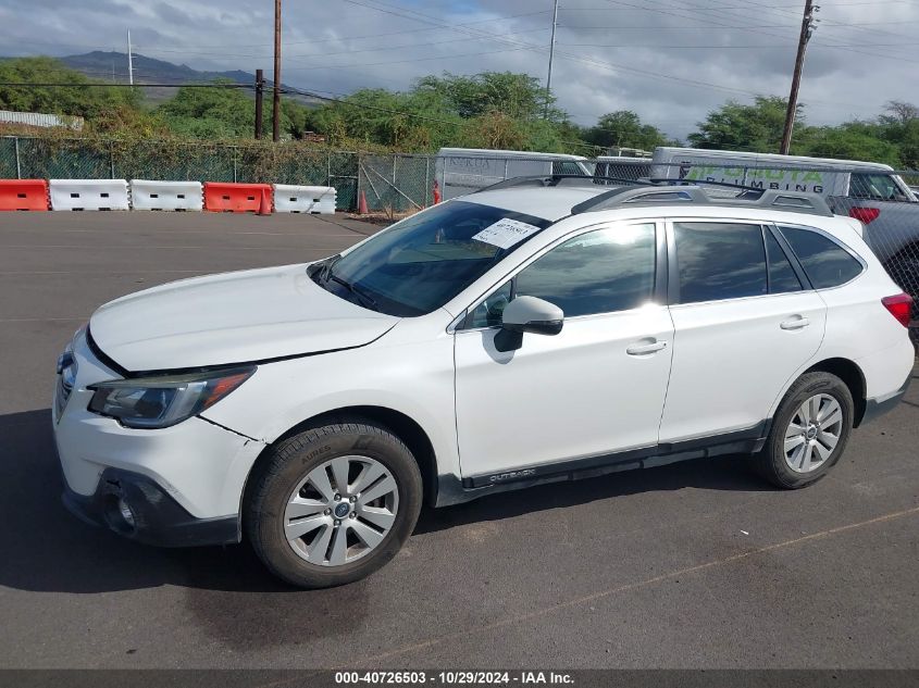 2019 Subaru Outback 2.5I Premium VIN: 4S4BSAFC5K3389256 Lot: 40726503